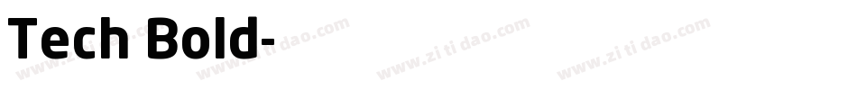 Tech Bold字体转换